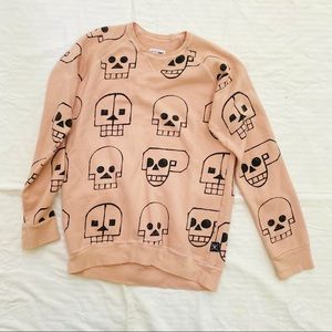 Skeleton Head Sweater